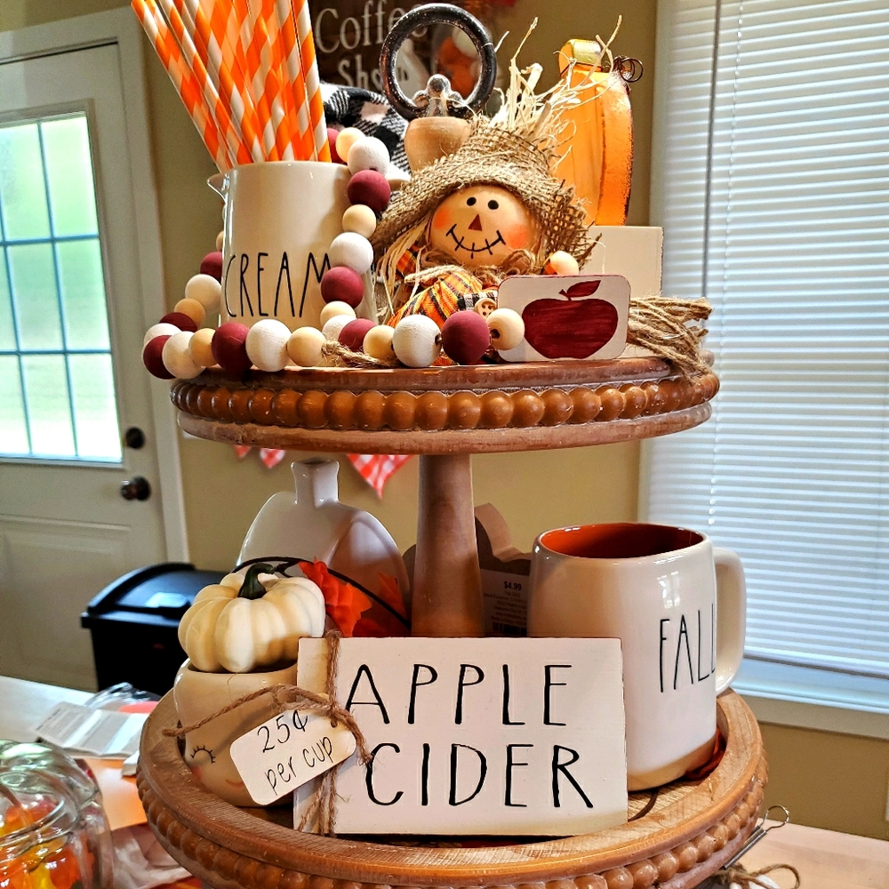 Apple Cider bead garland